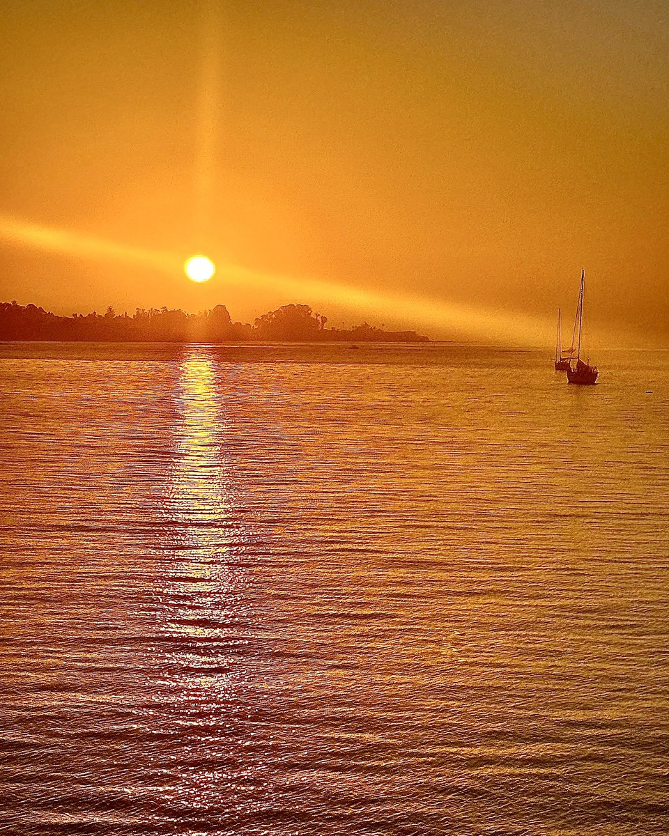 NativeSantaCruz's tweet photo. This morning’s sunrise from the Santa Cruz Wharf https://t.co/Tj3NsXaUhd