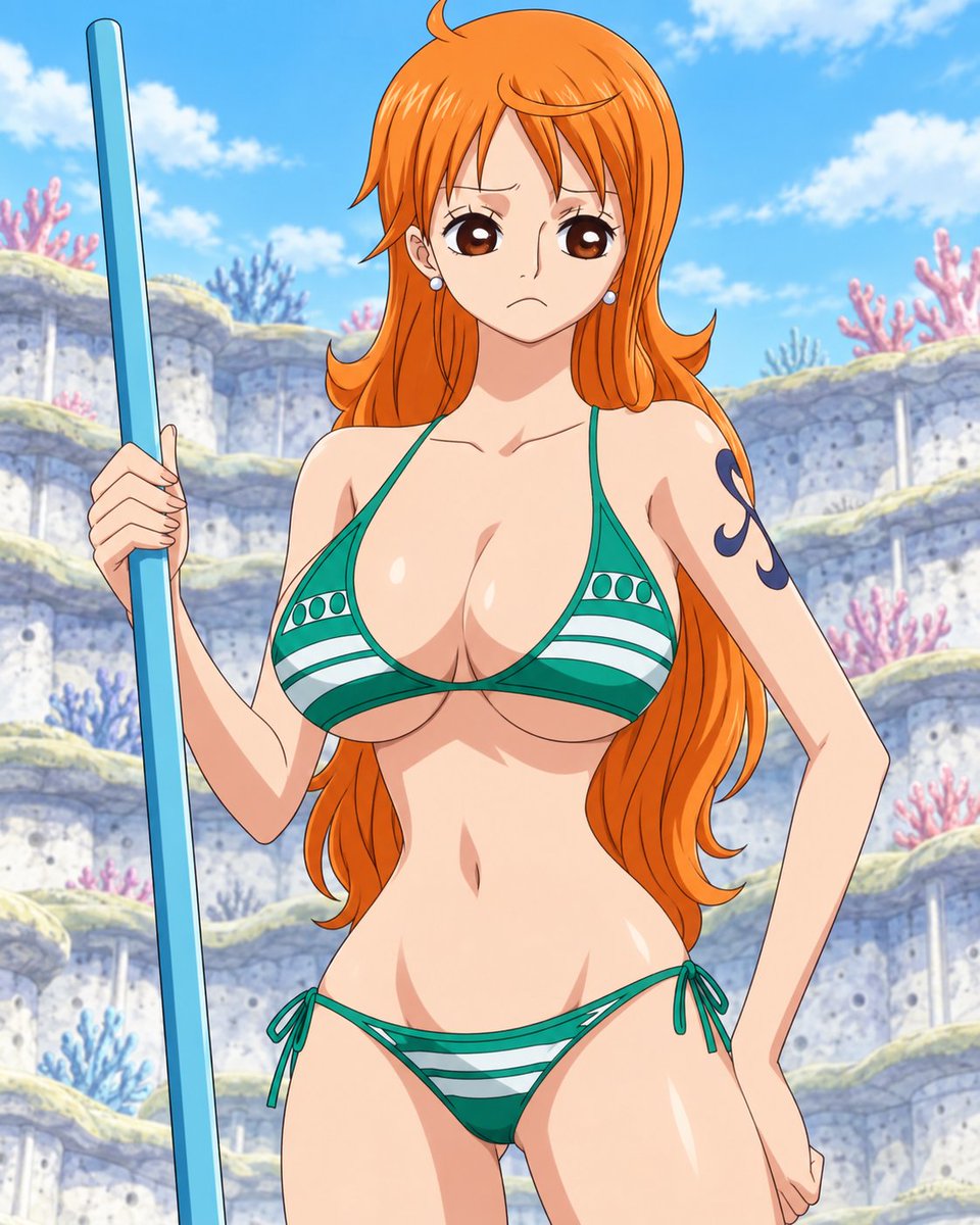 namisan_037's tweet photo. I always imagined Nami looking like this at Fishman Island 🍊✨
#ONEPIECE #Nami #Namiswan #CatBurglarNami #ONEPIECE〜 https://t.co/o5pBCXIHRy