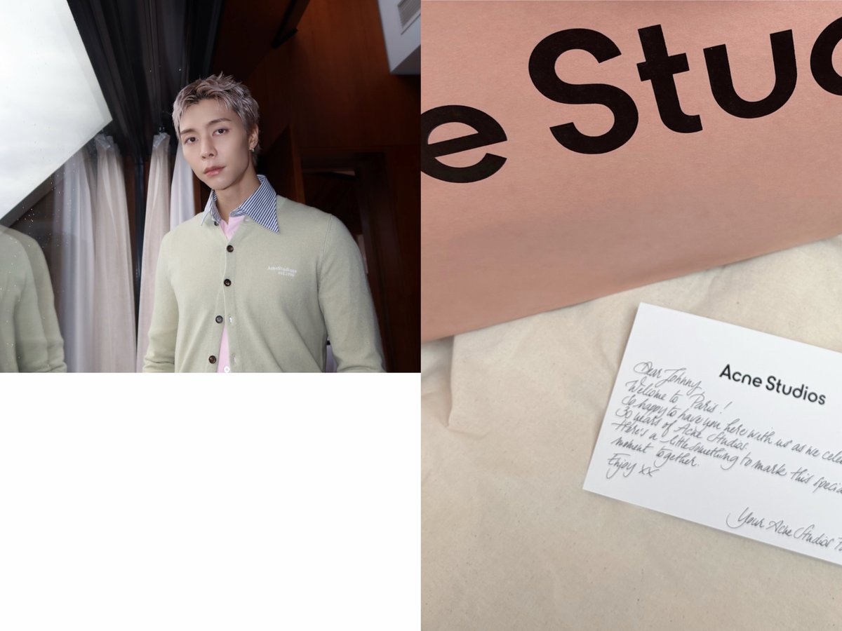 NCTsmtown_127's tweet photo. #JOHNNY

#JOHNNYxAcneStudios #AcneStudiosxJOHNNY
#AcneStudios @acnestudios
#NCT #NCT127 https://t.co/QjZGn3aHvx