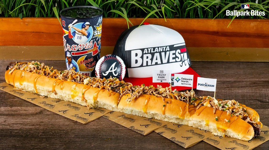 The Braves are now serving this outrageous item at Truist Park for the Postseason 🤯

