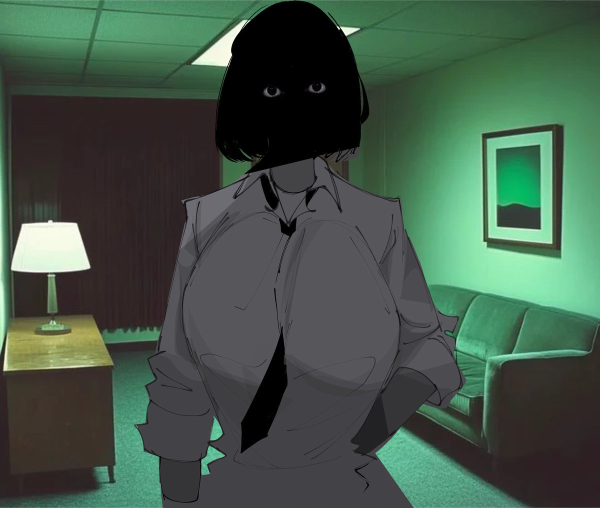 MaterTenebra's tweet photo. any eventual musing is interrupted as soon as he blinks the being is there again only.

" tch tch tch
That's no good, no one should treat a well behaved boy like you, maybe i'll have to give that 'police' a piece of my mind "

-The way she said that was...ominous.

" So, tea? " https://t.co/FTcnGBvbcd