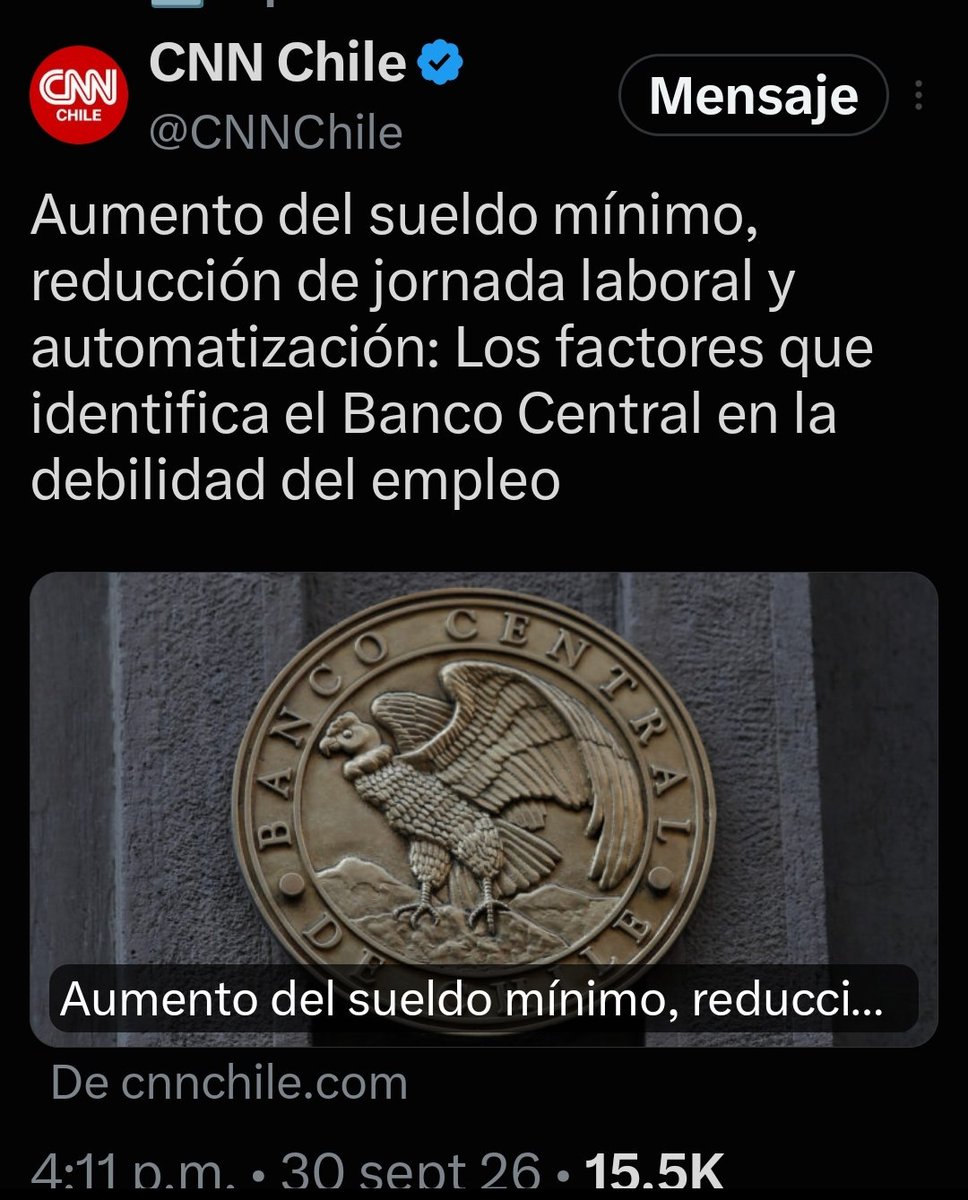 escalal's tweet photo. @jeannette_jara Gracias por destruir el empleo! 👇 https://t.co/1XjzuQdIXb