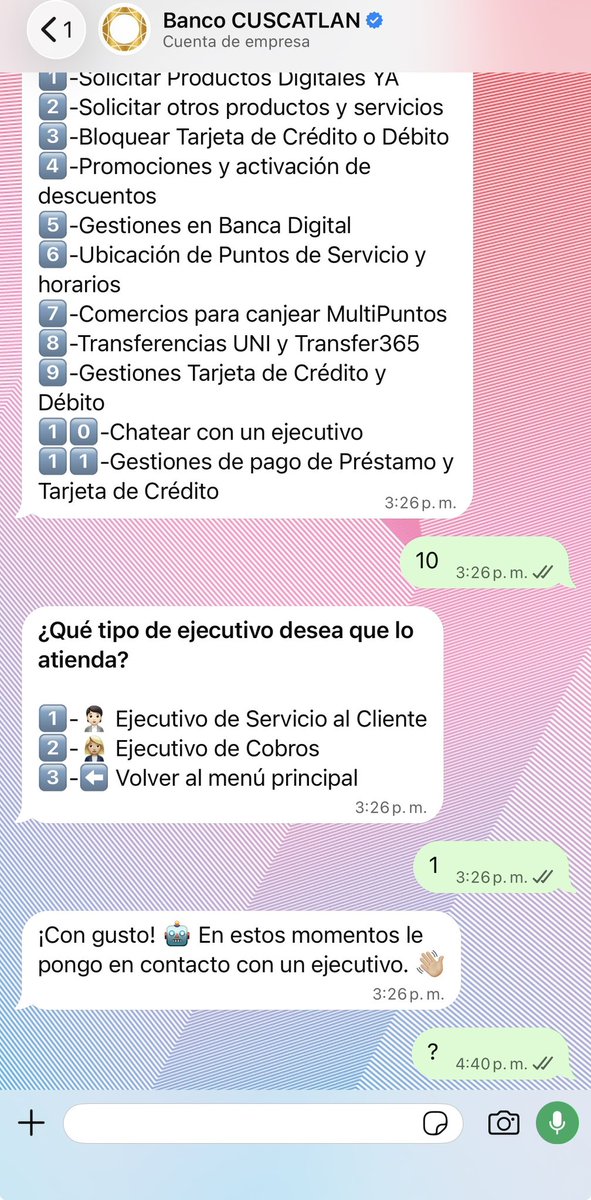 VidalitoFlores's tweet photo. @BancoCUSCATLAN_ pésimo servicio. https://t.co/RS3pLEydBI