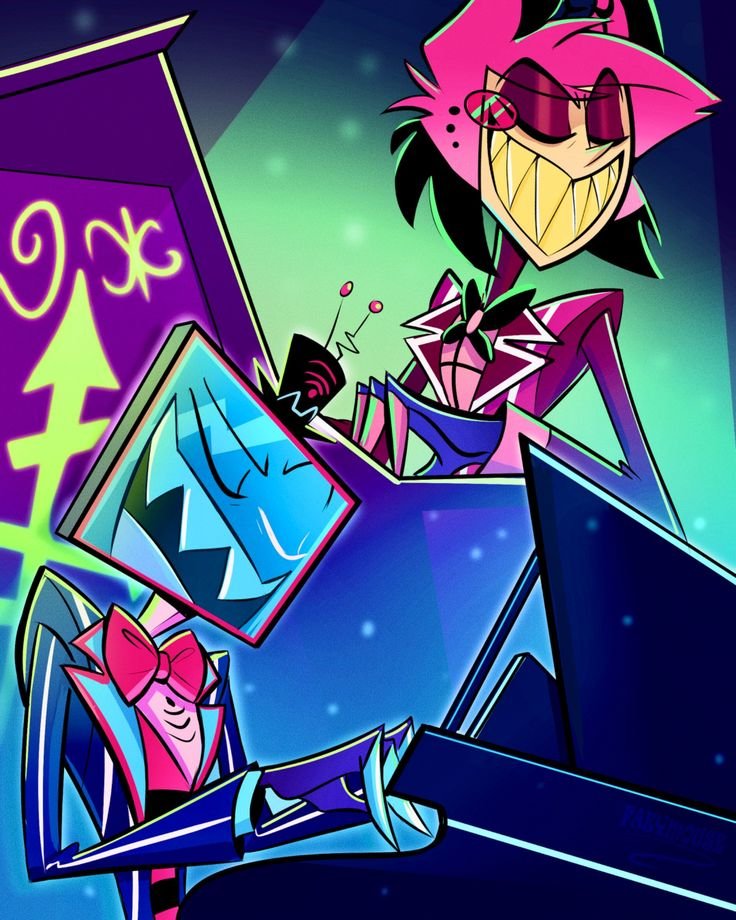 olivia146450's tweet photo. #voxhazbin 
#alastorhazbin 
#hazbinhotelart 
#alastorfanart 
#voxfanart 
#vox
#alastor https://t.co/VZvt4Ooi1w