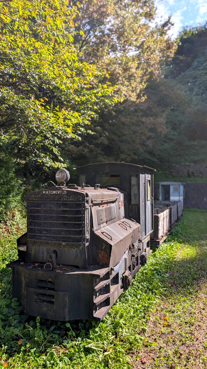tunnelbridge09's tweet photo. 古の鉱山鉄道。
廃校や、校庭隅にヒッソリと佇み、朽ちていくのを待つ。KATO WORKS製小型内燃機関車。
#鉱山鉄道 #加藤製作所 #ナローゲージ https://t.co/bY90z39RKv