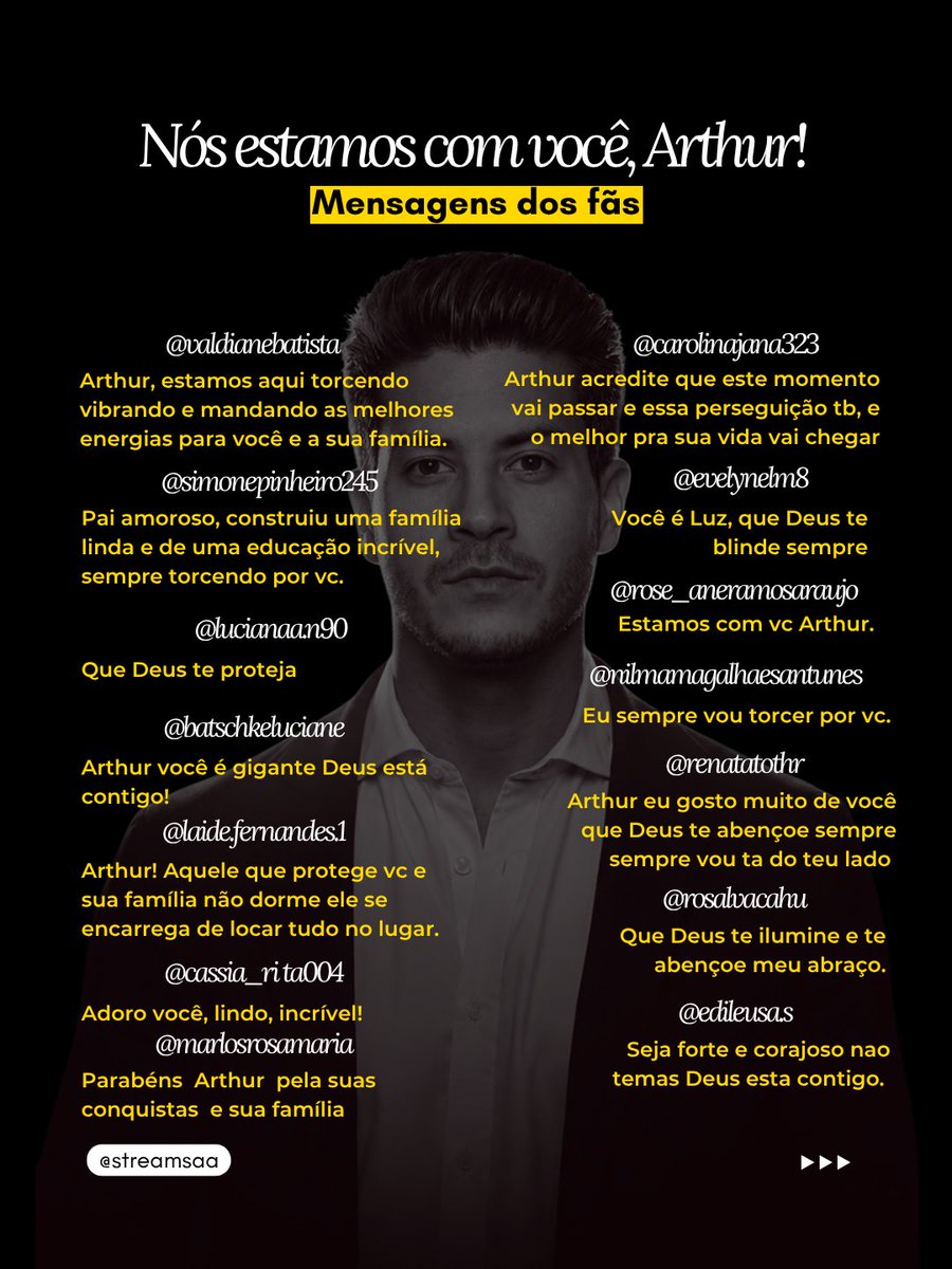 StreamsAA's tweet photo. Por trás de cada pessoa existe uma história, e nem toda dor é visível. Por isso, deboche, humilhação e ataques não são brincadeira. 

Antes de julgar, atacar ou humilhar, escolha a empatia. Você nunca sabe a batalha que alguém está enfrentando.

Estamos com você, Arthur Aguiar!💜 https://t.co/TOPXedbGqv