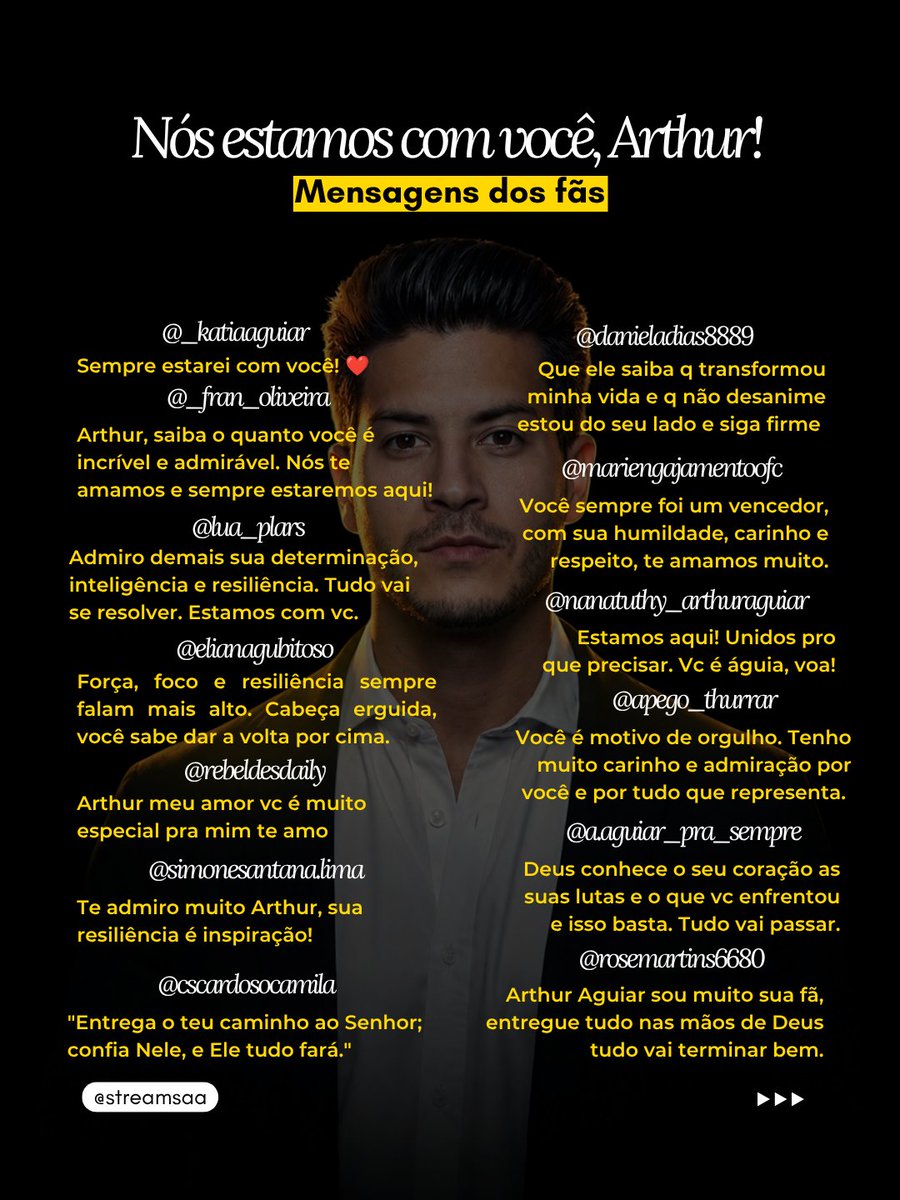 StreamsAA's tweet photo. Por trás de cada pessoa existe uma história, e nem toda dor é visível. Por isso, deboche, humilhação e ataques não são brincadeira. 

Antes de julgar, atacar ou humilhar, escolha a empatia. Você nunca sabe a batalha que alguém está enfrentando.

Estamos com você, Arthur Aguiar!💜 https://t.co/TOPXedbGqv