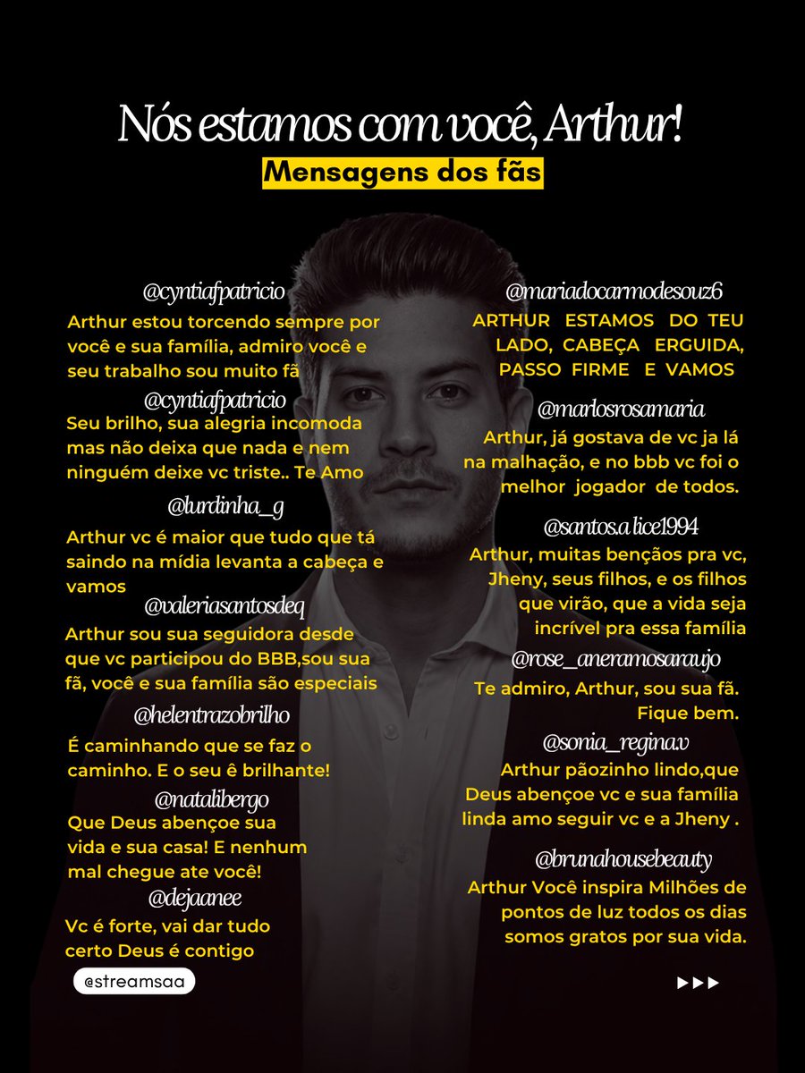 StreamsAA's tweet photo. @Aguiarthur Que Deus abençoe sempre você Arthur Aguiar e sua família linda! 💜🙏🏻✨️ https://t.co/nx4ukQud4t