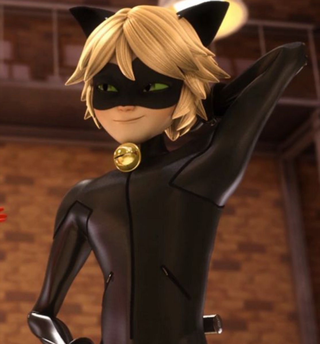 hannifem's tweet photo. yoonchae really got the cat noir pose down https://t.co/CHyLa34Ww9