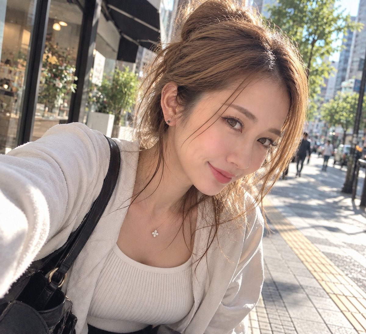 dunassar's tweet photo. 「今日は髪型変えてみたの☺️
ちょっとだけ大人っぽすぎたかな？
どう思うか聞きたいです💭 https://t.co/UZYKhGkZHJ