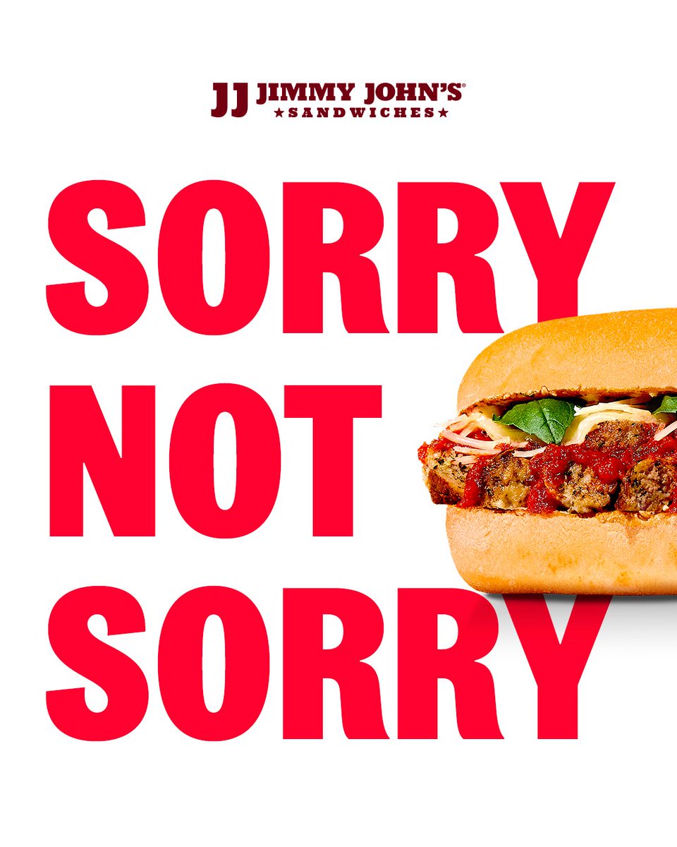 jimmyjohns_sv's tweet photo. No deslices si no quieres caer en la tentación. 😏
Nuestro Meatball Parmesan tiene toda tu atención y lo sabes. 🥖🔥
#JimmyJohns #ElSalvador https://t.co/BoadzhXZ2a