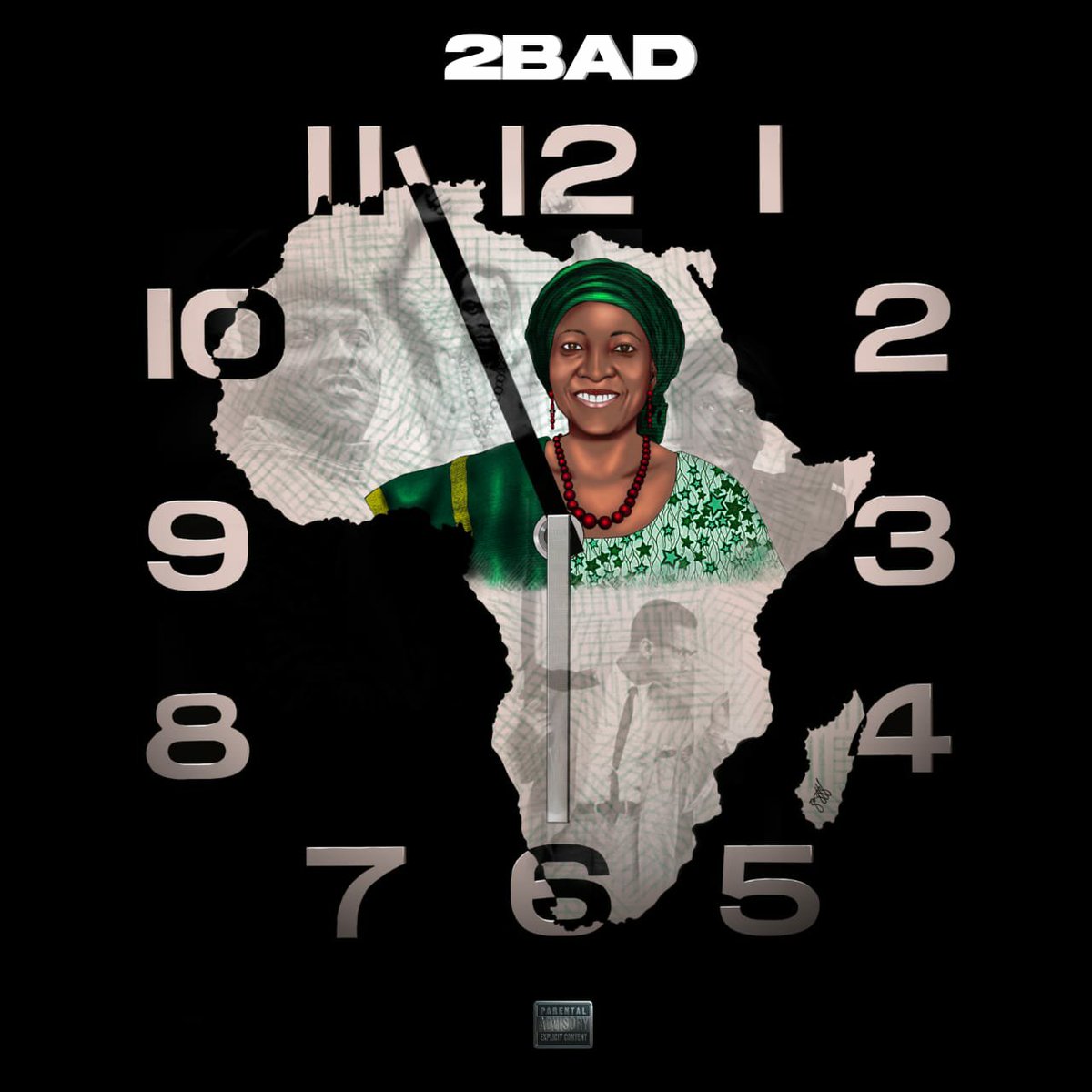 2bad_7's tweet photo. African Time is more than the name of my debut album. It is a reflection on the history, struggles, contradictions and unfinished story of a people whose past continues to shape the present.
The clock on the cover represents time. Each number, each hour, is a story. 12/10/26 https://t.co/PFNgEneJZd