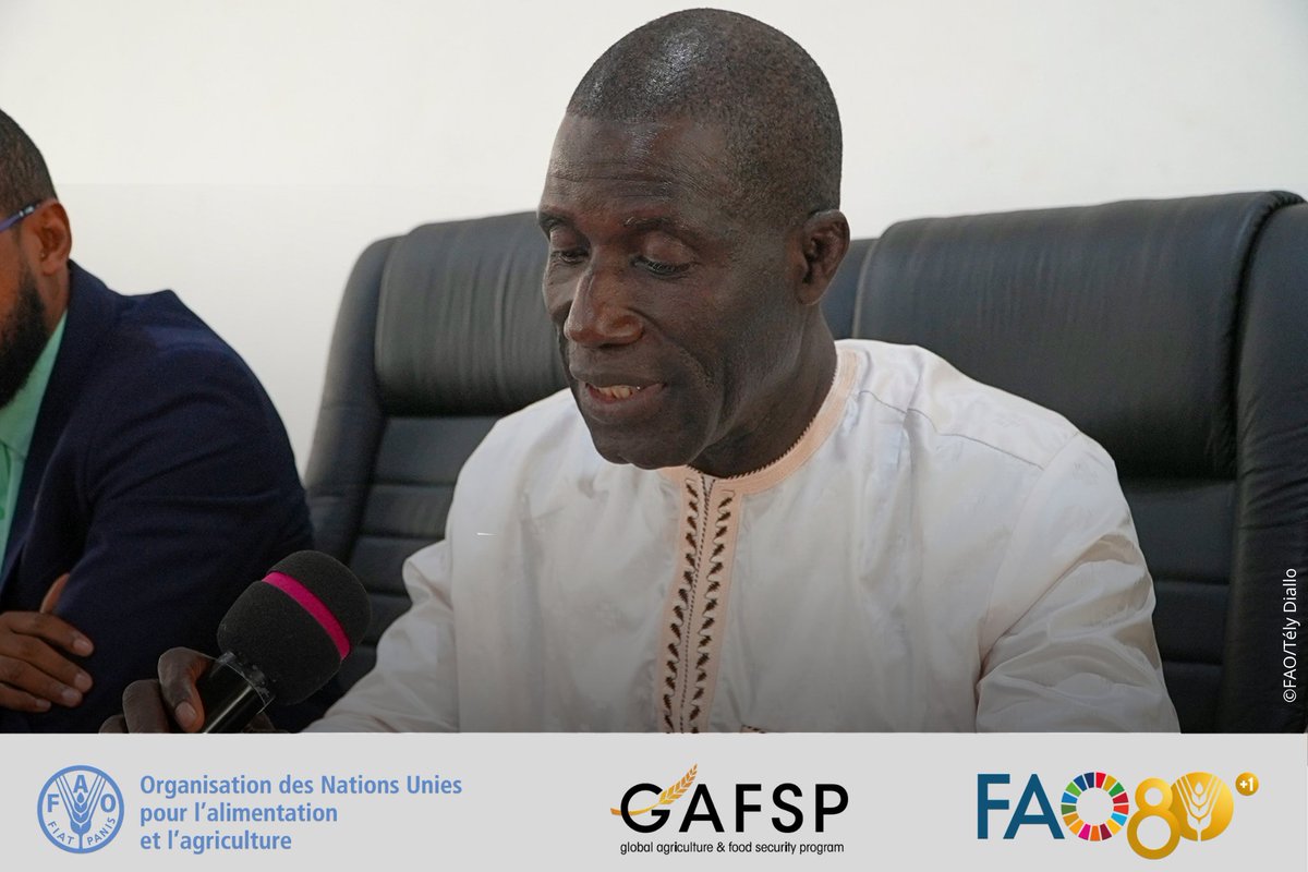 FAOGuinee's tweet photo. FAO @minagrign &amp; #FOPMA_BG ont lancé le projet de Renforcement de la Résilience des Organisations Paysannes Maraîchères B. Guinée
✅Formalisation 2⃣0⃣0⃣ org. paysannes
✅Pise en place 2⃣0⃣0⃣Champs Écoles Producteurs
✅Irrigation solaire
✅Pratiques agroécologiques résilientes https://t.co/QUd17iL9Bj