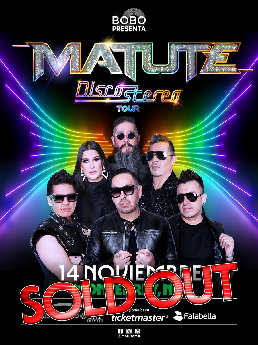 MATUTEmx's tweet photo. ¡Gracias MONTERREY por este SOLD OUT! 🕶️🤘🏻Siempre respondiendo al llamado Matutero y tenemos en mente algo muy especial para ustedes 👊🏻🔥 https://t.co/GF4elaLuaW