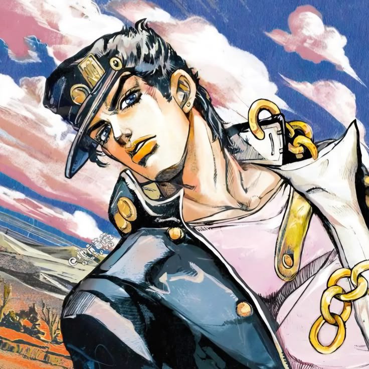 elkujoo's tweet photo. Com base nos meus personagens favoritos de JoJo, o que vc acha de mim? https://t.co/L89eWTod2r