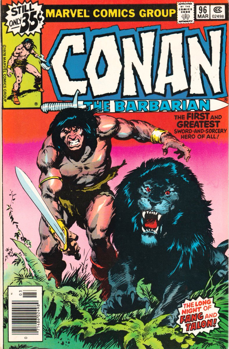odhurt's tweet photo. Conan the Barbarian from Marvel by Roy Thomas and John Buscema. https://t.co/HbAl8GXVdw