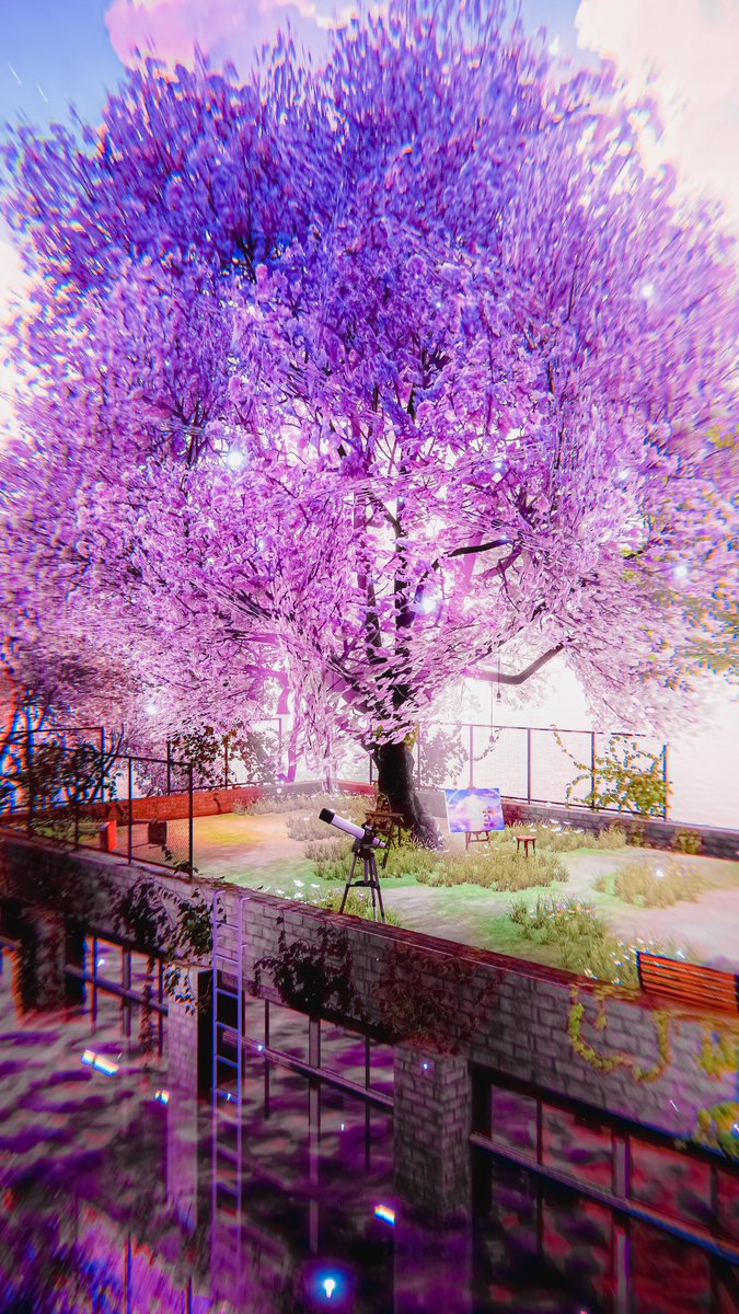 Neomance's tweet photo. Falling Cherry Blossoms On The School Rooftop
学校の屋上に舞い落ちる桜の花びら

World : 季節の余韻 - Where Seasons Lingers
Author : Art_Vin

#VRChat_world紹介 #Neo写真 https://t.co/WjVr4SpDcr