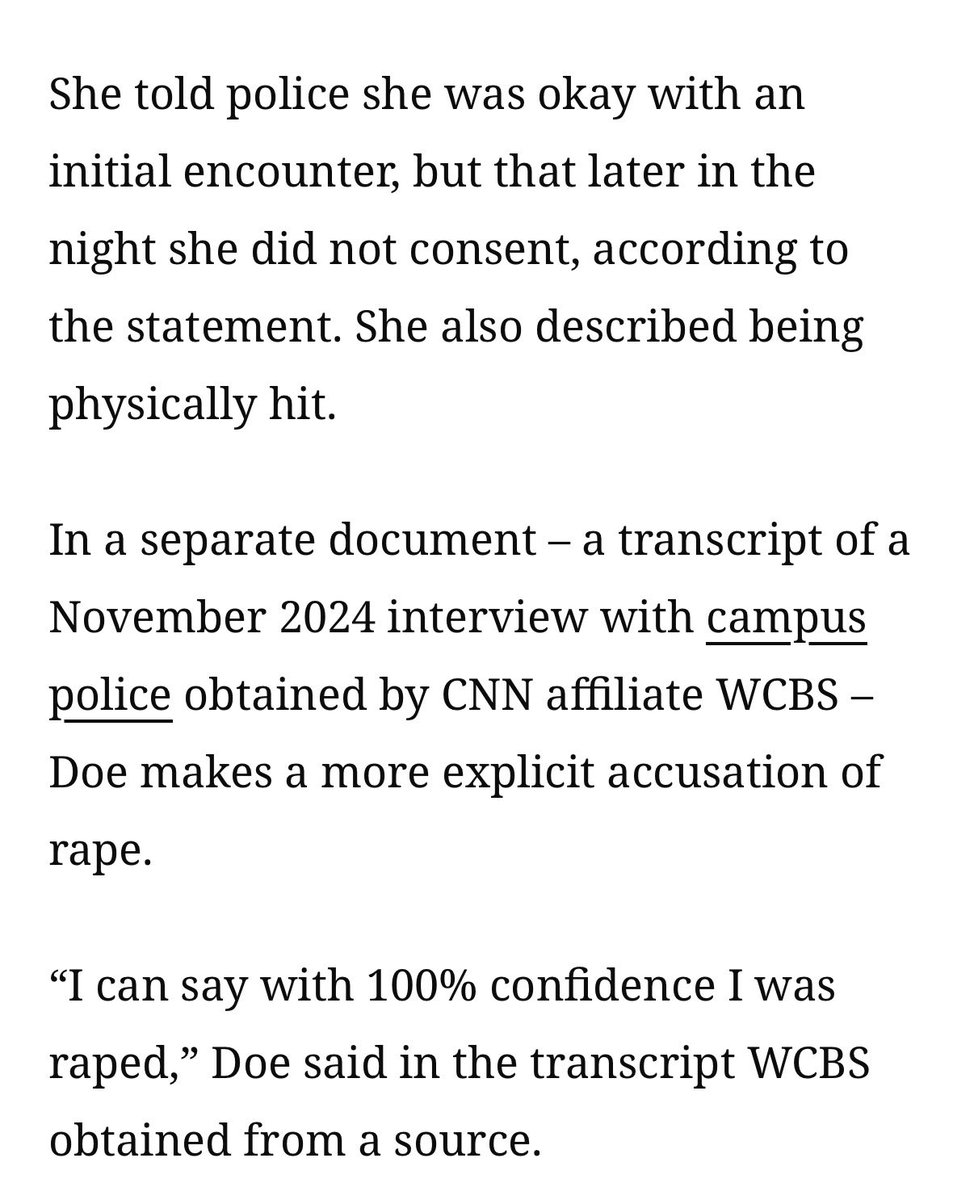 snakeprintt's tweet photo. @Oswald65819686 @MacroMicroNMike @paniniboy7 While you’re correct. She revoked her consent later throughout the night and said she was raped.
That’s all that matters. https://t.co/lP1DFJP7Vg