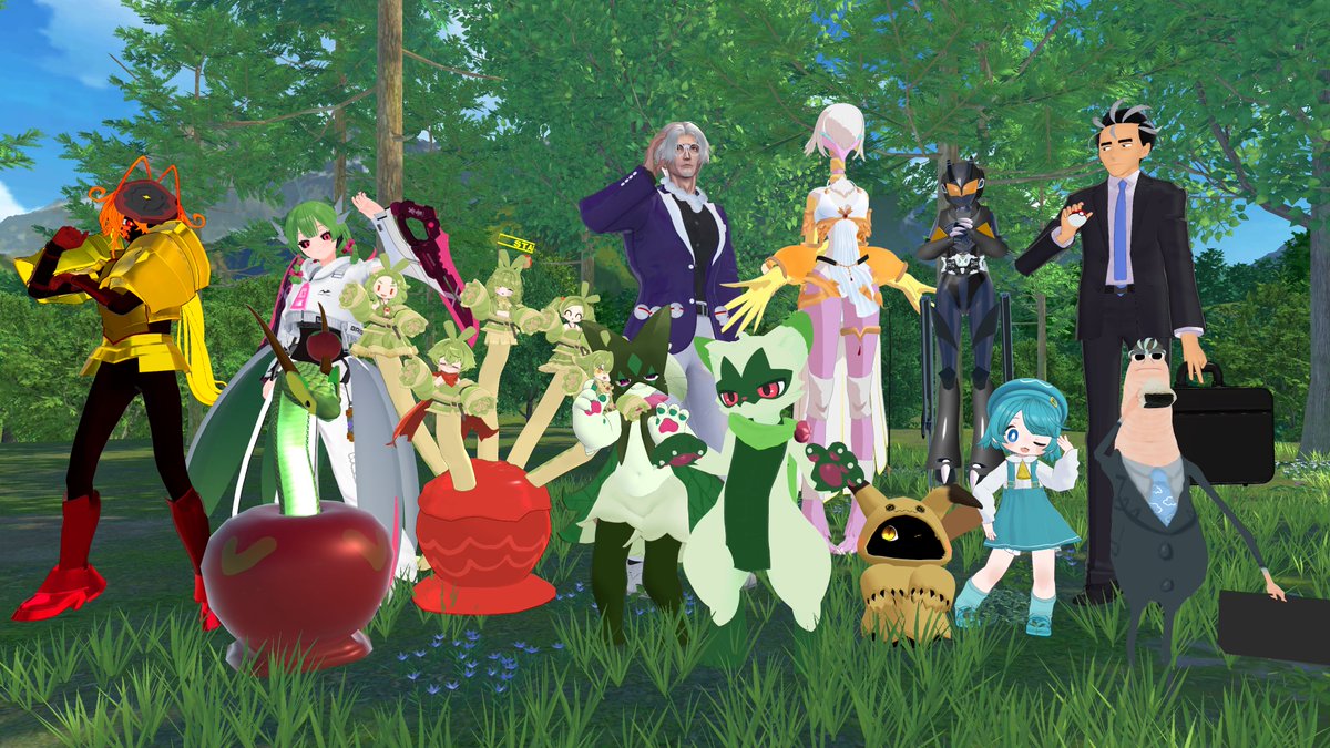 scemca2013_V's tweet photo. 久々にポケ改変できて楽しかったです #VRCポケ改変集会 https://t.co/JBmjTNzKOi