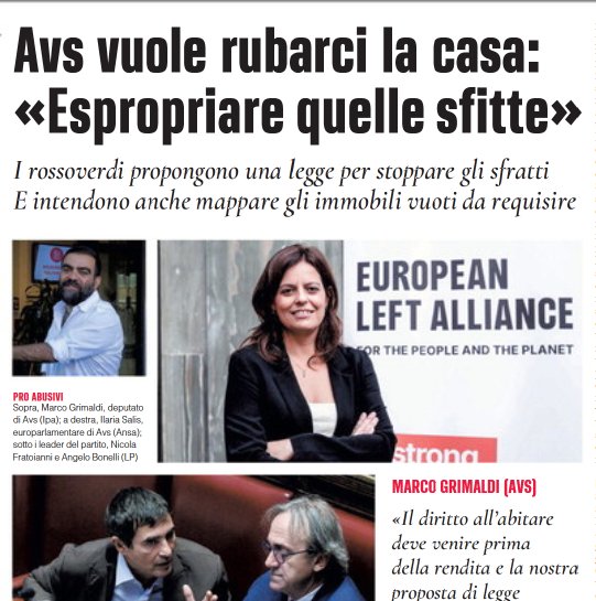 FaniSimonu34434's tweet photo. Buonanotte !
Ecco le proposte e i programmi dei "comunisti nostrani" ⤵️:
CALPESTARE "iL DIRITTO DI PROPRIETÀ" sancito dalla Costituzione del '48, #regalando le #abitazioni della GENTE che ha faticato per comprarle, a #occupanti/#criminali e #clandestini/#invasori !
#Traditori !!! https://t.co/VhRzTf8wBQ
