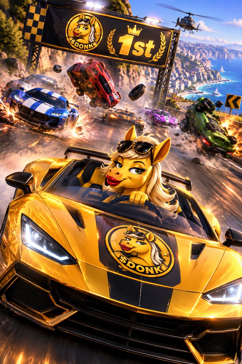 blizzstor's tweet photo. $DONK takes the lead. 🫏🏁🔥
No brakes. No looking back. Just DONK.
@kadonkadonkmeme #DONK
Follow @kadonkadonkmeme and join the race! 🚀 https://t.co/SwJsdCuuAr
