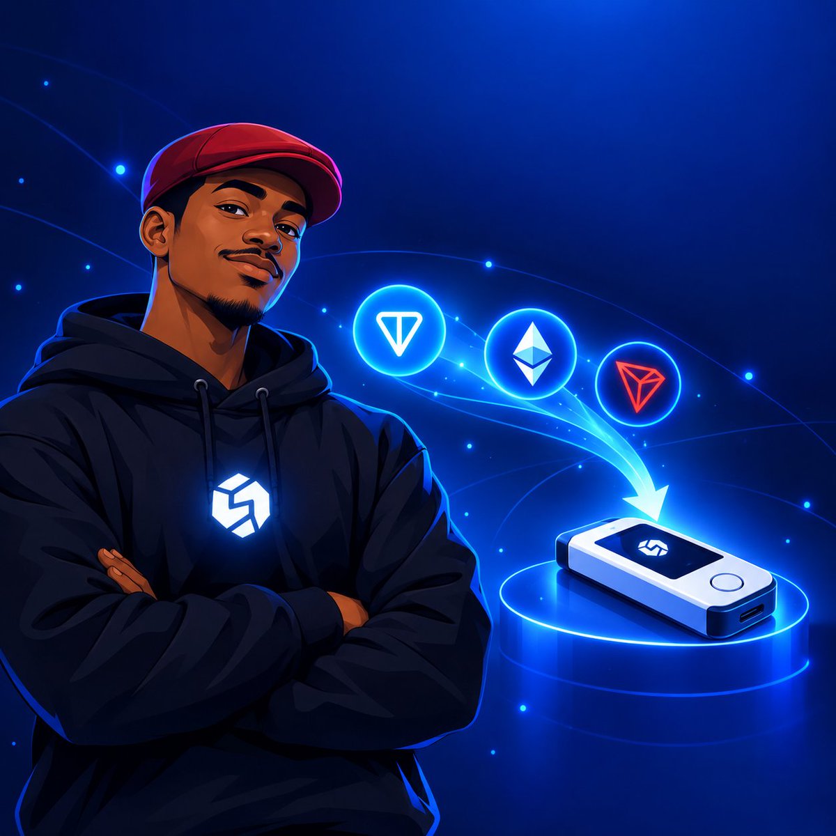 Clementorbit's tweet photo. what if one swap is the only thing standing between you and finally owning a proper hardware wallet?

that's basically what just changed in @ston_fi  one swap across chains campaign. safepal x1 used to need 200 dollars in total cross chain swap volume before it unlocked. that whole requirement is gone now. just one eligible cross chain swap, 2000 spendable miles, and the safepal crew mission, and it's yours once the campaign ends.

there's something almost ironic about how you actually get there though. safepal x1 is a device built around one idea, keep your keys offline, keep full control, stop trusting anyone else with your assets. yet the way you earn one right now is by staying active inside someone else's points system, collecting miles, completing missions, checking flight deals before they refresh every tuesday. you're grinding a centralized reward loop just to eventually walk away from needing one at all.

honestly though, that's probably the most realistic onramp there is. most people never actually buy a hardware wallet on their own until something forces the decision. here, the decision kind of gets made for you along the way, and you end up owning something that manages assets across 200+ blockchains, the exact thing most people keep putting off for years.

the 200 dollar wall is gone now. so if you still haven't picked one up, the honest question is what's actually stopping you at this point.