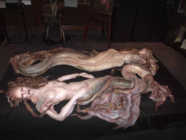 GenyaTheHag's tweet photo. mermaid corpse sculpture by joel harlow for pirates of the caribbean 4 https://t.co/NiNRWXySoY