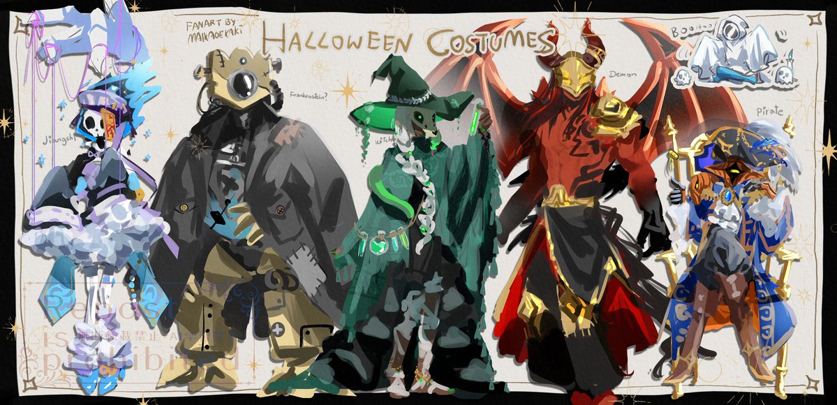 maika_gesogeso's tweet photo. 捏造ハロウィン衣装 練り https://t.co/YzNBuGwkmr
