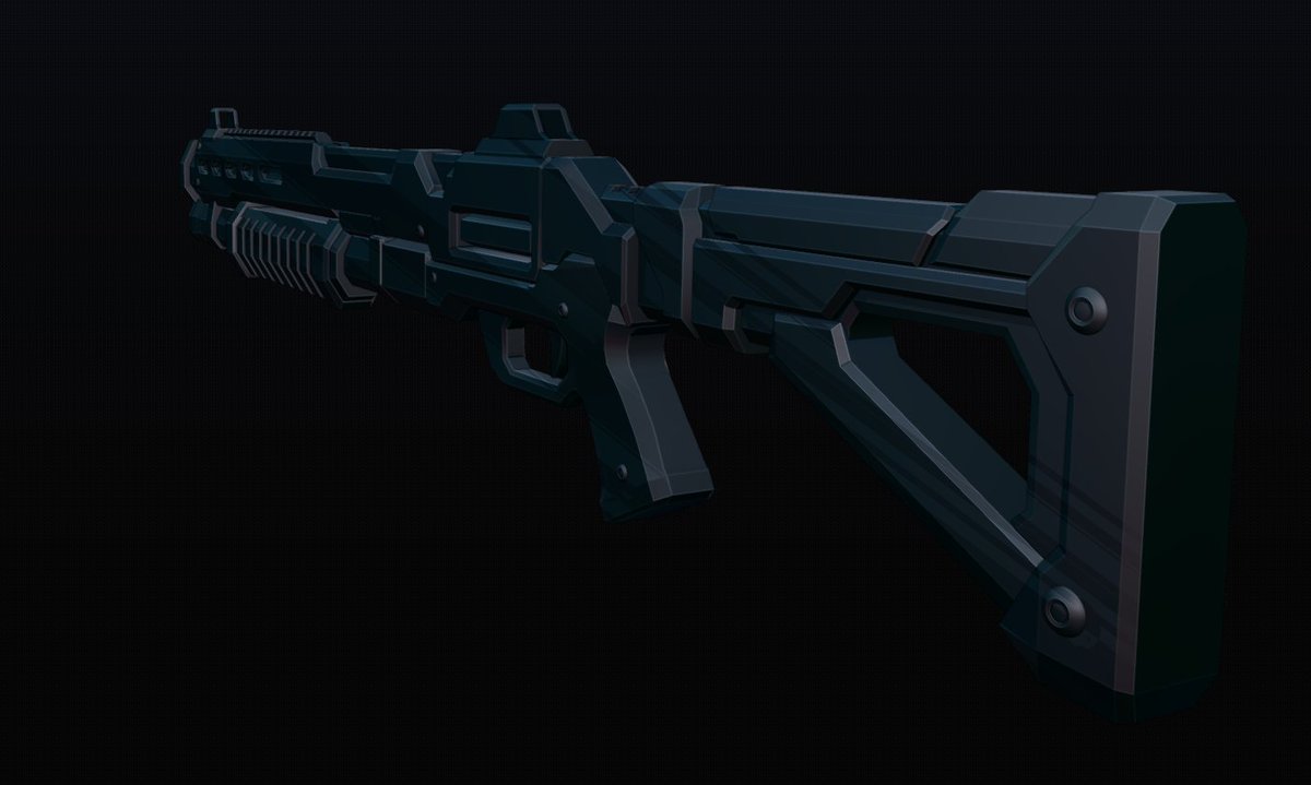 Kosoveee's tweet photo. Made a Scifi lookin shotgun not bad not bad #robloxart #robloxdev #blender3D https://t.co/IsalgTNz2r