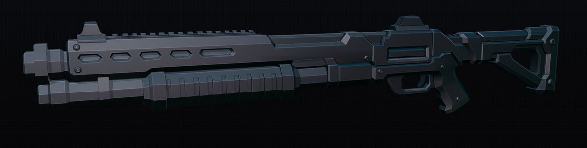 Kosoveee's tweet photo. Made a Scifi lookin shotgun not bad not bad #robloxart #robloxdev #blender3D https://t.co/IsalgTNz2r