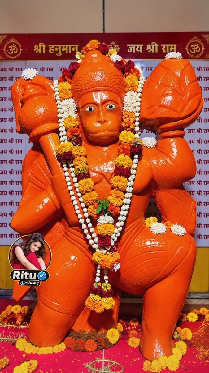rituhsg's tweet photo. नमामि भक्तरक्षार्थं
प्रकटं मारुतात्मजम्॥

🚩 जय कपीश्वर
🙏 जय महावीर
🕉️ जय हनुमान
#टीम_सनातन
 🚩 जय हनुमान
🙏 जय रामभक्त
🕉️ जय बजरंगबली
🚩 जय पवनपुत्र🌺⚜️
🌺⚜️जय श्री राम 🌺⚜️
🌺⚜️जय श्री श्याम 🌺⚜️
✨ राधे राधे ✨
🌺⚜️जय श्री हरि 🌺⚜️
🌺⚜️जय श्री कृष्णा 🌺⚜️
#GodMorningThursday https://t.co/zOodcp91ST