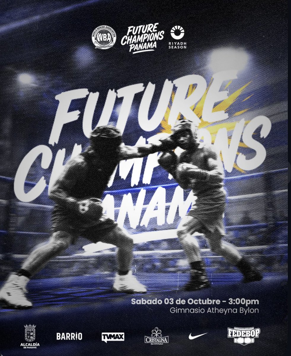 WBABoxing's tweet photo. Saturday 🔥

WBA Future Panama 🇵🇦

Are you ready? https://t.co/cJ4F9tMC3H