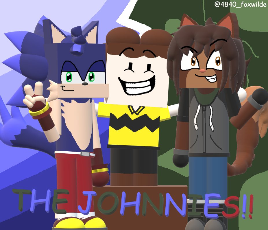 4840_foxwilde's tweet photo. MEET THE JOHNNIES with the hedgewolf and the cat(?)
Fanart for @JohnnyHedgeWolf
The Cat OC maded by @TynaStargazer for him!
#daveandbambi #SonicTheHedegehog #SonicOC #Paint3D https://t.co/Qi049ldacf