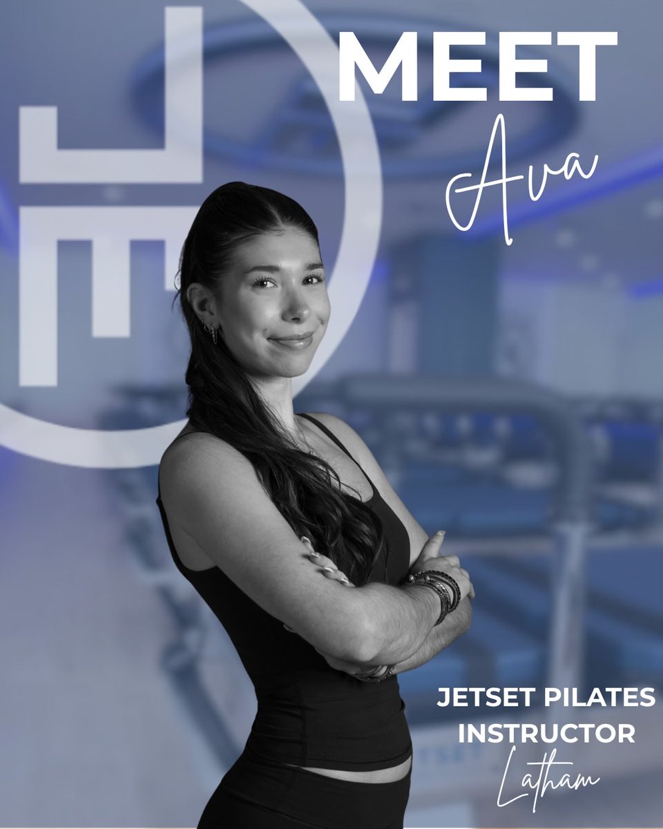 dororodf3278's tweet photo. ✨ Meet Ava 💙

You may recognize Ava as one of the smiling faces greeting you at the front desk — but now, she’s stepping behind the reformer and onto the mic! 🎤✈️

We’re so excited to officially introduce Ava as JETSET Latham’s newest https://t.co/HcAXIBVQW1
