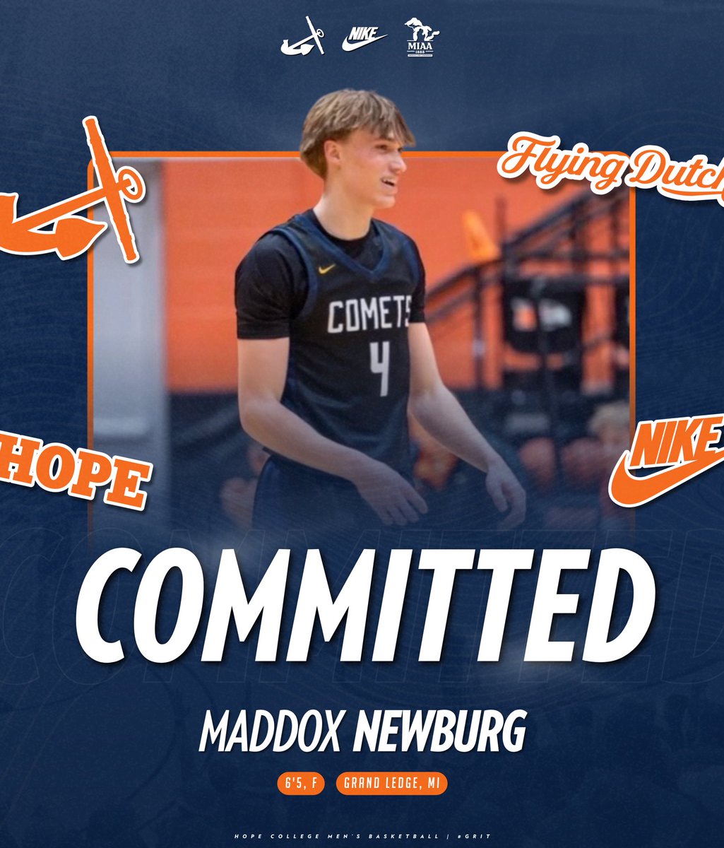 madd_newburg's tweet photo. Exited to announce I’ve committed to Hope College! I am super grateful for Coach Mitchell, Coach Wade, and everyone at Hope for believing in me! Roll Dutch ⚓️
@HopeCollegeMBB @coachmitch44 @CoachRWade @TheDZoneBBall https://t.co/kz2LC6NUwh