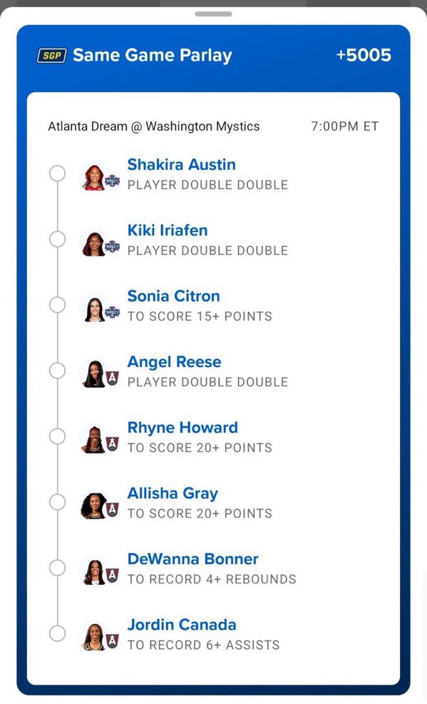 DGoatparlays's tweet photo. Dream/mystics lotto.. just s lotto so sprinkle lightly and tail responsibly. https://t.co/vEC8GzexMA