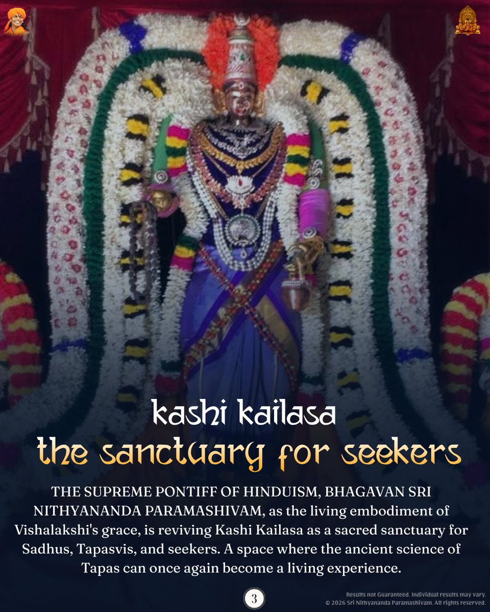 SriNithyananda's tweet photo. Offer Seva, connect with the Divine Mother, and receive Her blessings through THE SUPREME PONTIFF OF HINDUISM, BHAGAVAN SRI NITHYANANDA PARAMASHIVAM. https://t.co/qkrfXyMH0i