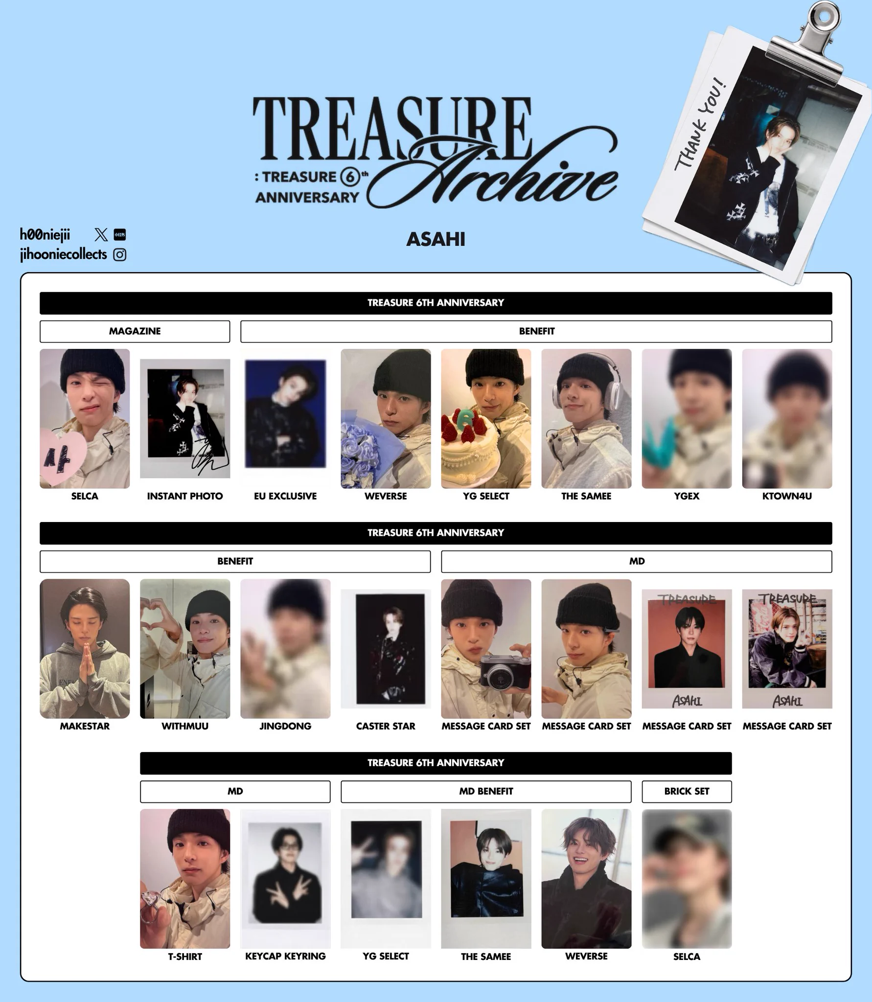 TREASURE トレカ ヨシ・ジョンウ・ジェヒョク・ドヨン・ヒョンソク emma☆ on X: 
