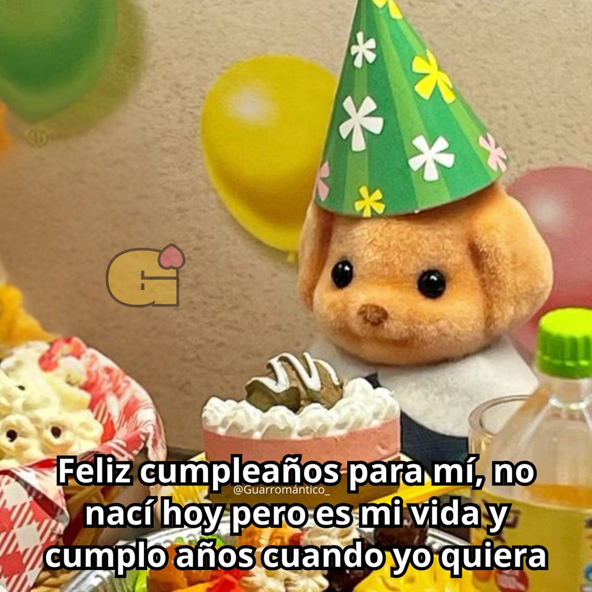 Guarromantico_'s tweet photo. Feliz cumpleaños 🎉 https://t.co/iAaaoMxVRQ