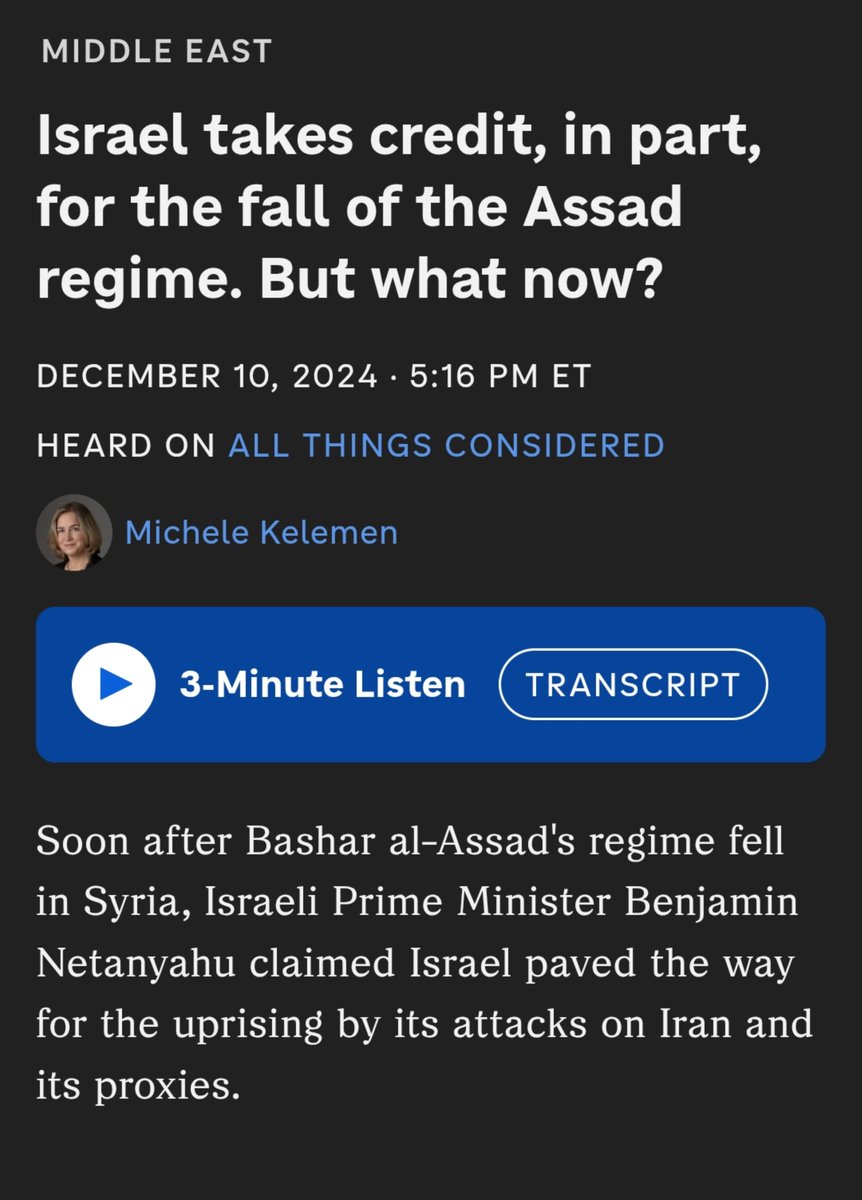 pasdaran_mihwar's tweet photo. Meanwhile Israeli Doctrine:Assad was a staunch enemy of Israel and Israel took credit for fall of Assad

Yahya the GOAT Sinwar openly supported Assad😂🤣 https://t.co/5KFzBq1Y6Y
