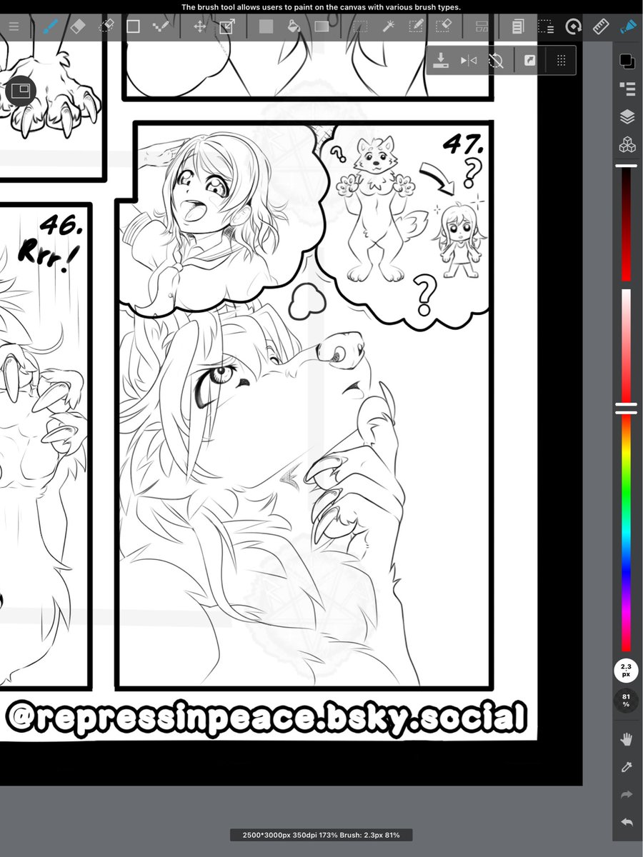 Repress_n_peace's tweet photo. Well now how does she turn back?
(Commission for discord client)
(Comms open)
#werewolf #werewolves #werewolfart #werewolfartist #animegirl #anime #comic #werewolftransformation https://t.co/13KAfCs0l2