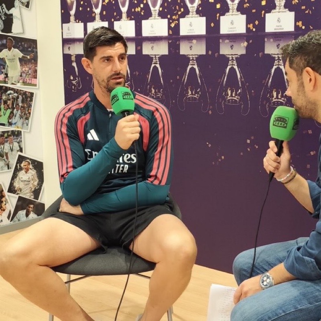 MadridXtra's tweet photo. 🚨Thibaut Courtois: “At Real Madrid, the goal is the Champions League, but you can’t take it for granted. 

Look at Mbappé. Reaching the final is extremely difficult.” https://t.co/v6M81Dsi57