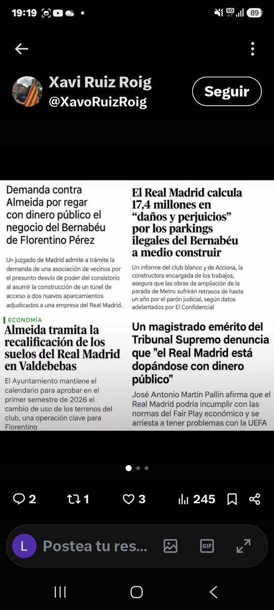 LuisrigoQ's tweet photo. @MulasEugenio @JLSanchez78 Y el unico limpio es el real trampas...ja ja ja...hoy lo han denunciado tambien por pagos a lo Negreira...asquerosos , saludos 🇧🇷🇧🇷🇧🇷🇧🇷🇧🇷 https://t.co/CJUSyofhIH