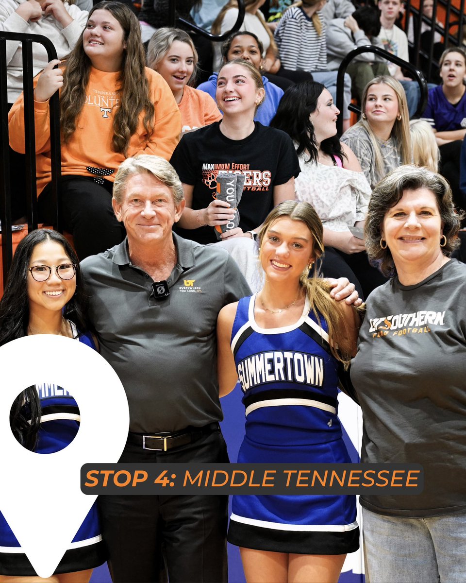 UTSystemNews's tweet photo. Middle Tennessee, we’re headed your way!  
 
Our annual tour of high schools wraps up tomorrow with visits to three schools in Sequatchie, Warren and White counties! We’ll be talking affordable pathways to a UT degree with @utchattanooga and @utsouthern leaders. See you tomorrow! https://t.co/d6jtUz1YOV