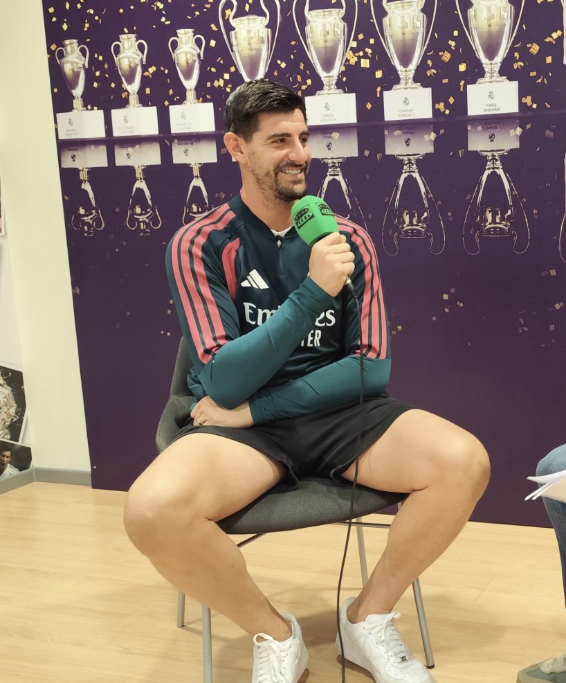 theMadridZone's tweet photo. 🚨 Thibaut Courtois: "When you join Real Madrid, the goal is TO WIN THE CHAMPIONS LEAGUE.

But you can't take it for granted. Look at Mbappé. It's not easy." https://t.co/J5sbnudY3z
