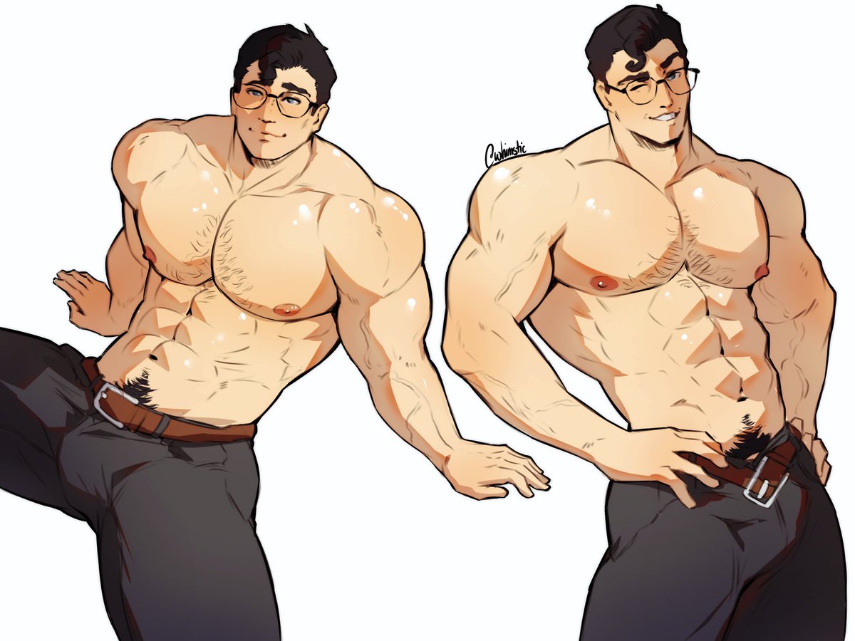 whimstic's tweet photo. havent drawn anything this week omg… here’s a quick clark kent https://t.co/CcZSx6hftR
