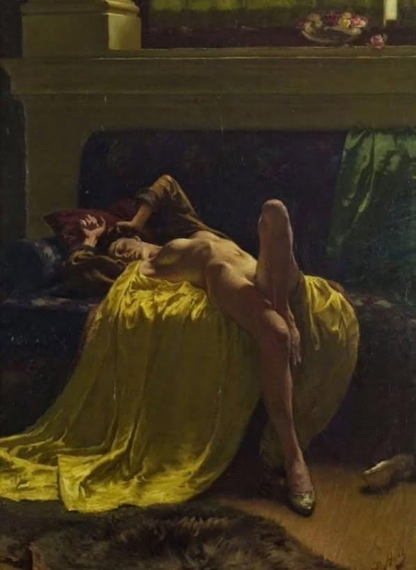 edwereddie's tweet photo. Lindsay Bernard Hall 📷 (1859-1935), "Despair", n.d. https://t.co/Vkqms6kvRt