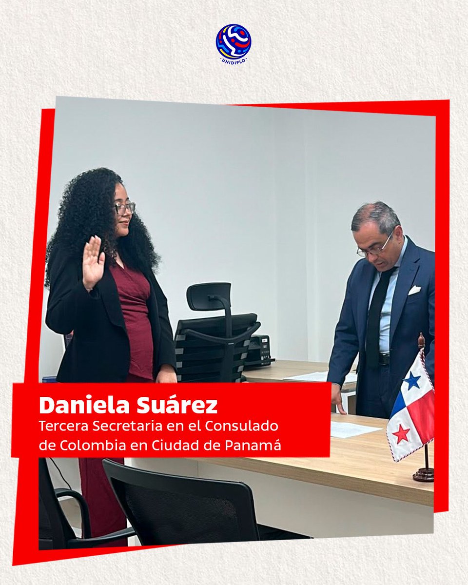 unidiplo's tweet photo. Felicitamos a nuestros funcionarios de Carrera Diplomática y Consular por sus nuevas asignaciones en el exterior. Que este primer destino sea el comienzo de una trayectoria llena de aprendizajes, retos y oportunidades para servir y representar a Colombia en el mundo. https://t.co/KfGPQ2W2uN