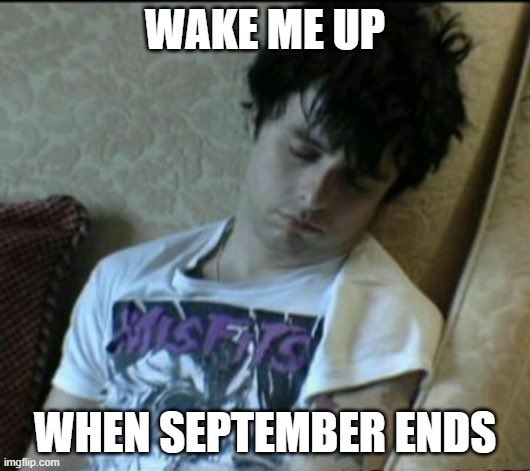 adryano14's tweet photo. @billiejoe @billiejoe 
ACORDAAAAAA MENINAAAAAA !!!
Acabou setembro!
Pode acordar já 😋 https://t.co/LxN9FyV2FE