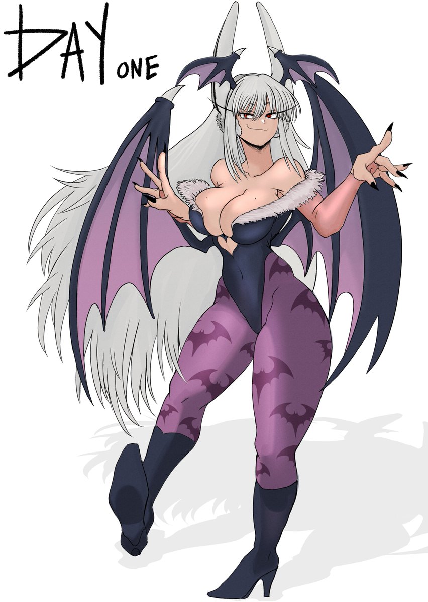 ettso's tweet photo. Day 1 : Morrigan X Mirko 🐇🦇

#Mirkotober2026 #darkstalkers #mirko #myheroacademia https://t.co/GlkJBgtoqn